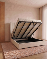 Daniel Wing Upholstered Bed - Daniel