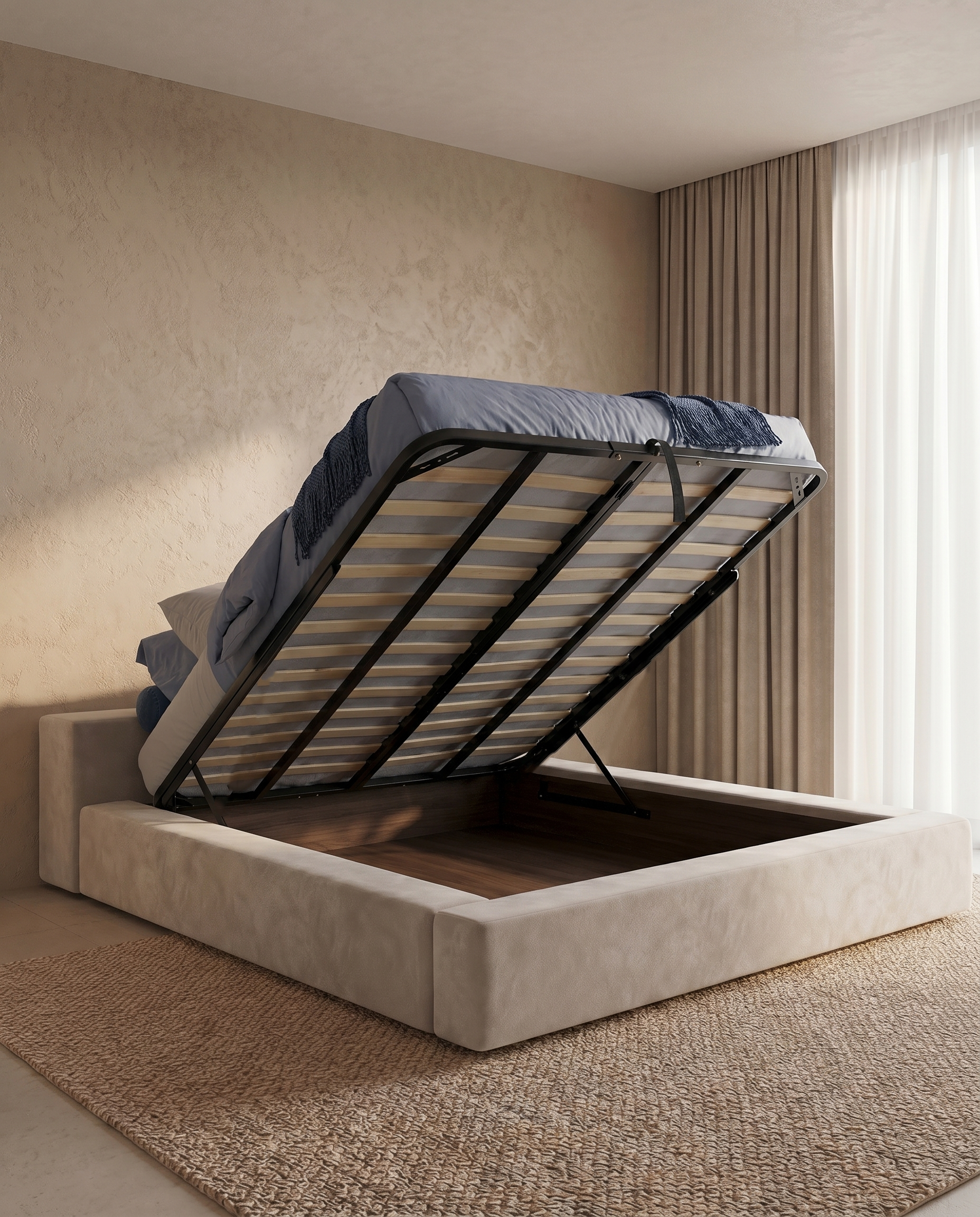 Benjamin Upholstered Bed - Benjamin