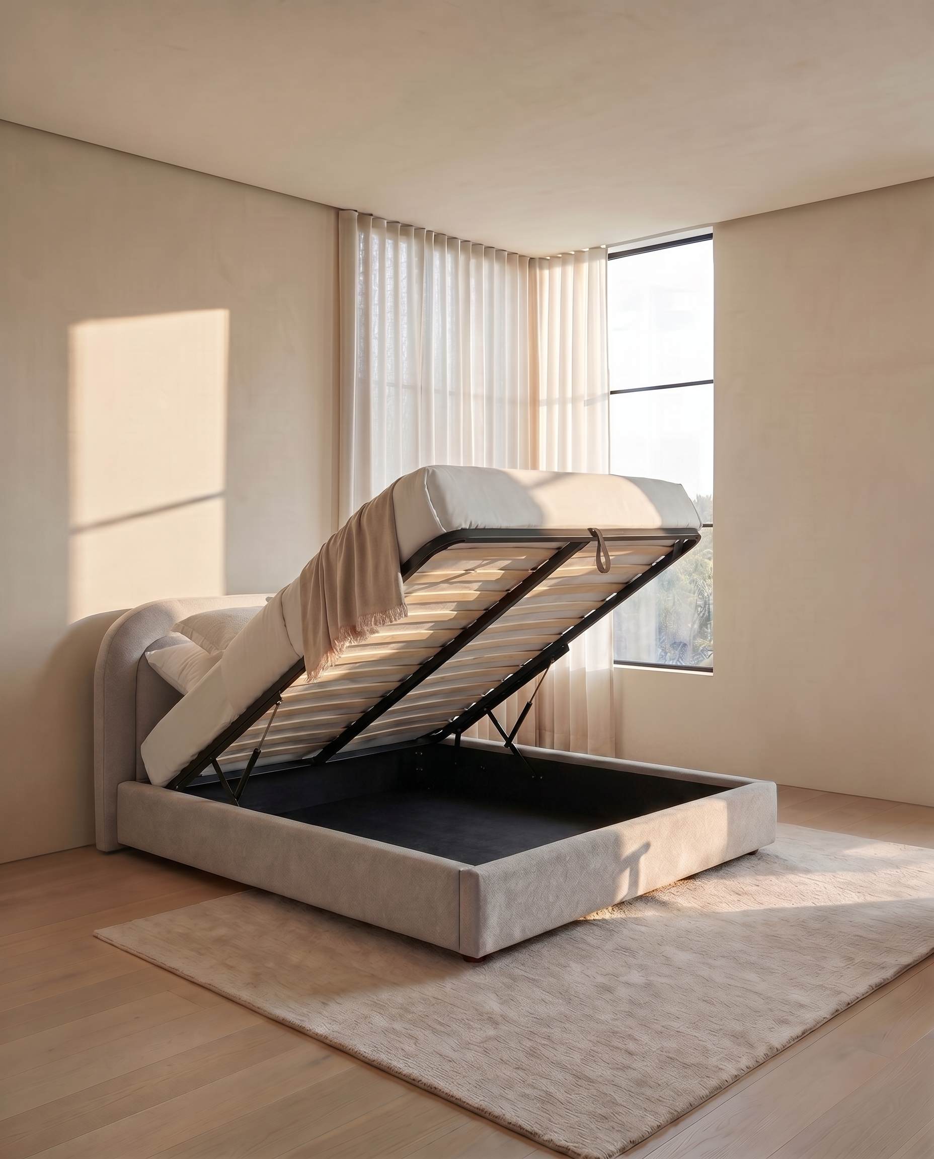 Hezekiah Upholstered Bed - Hezekiah