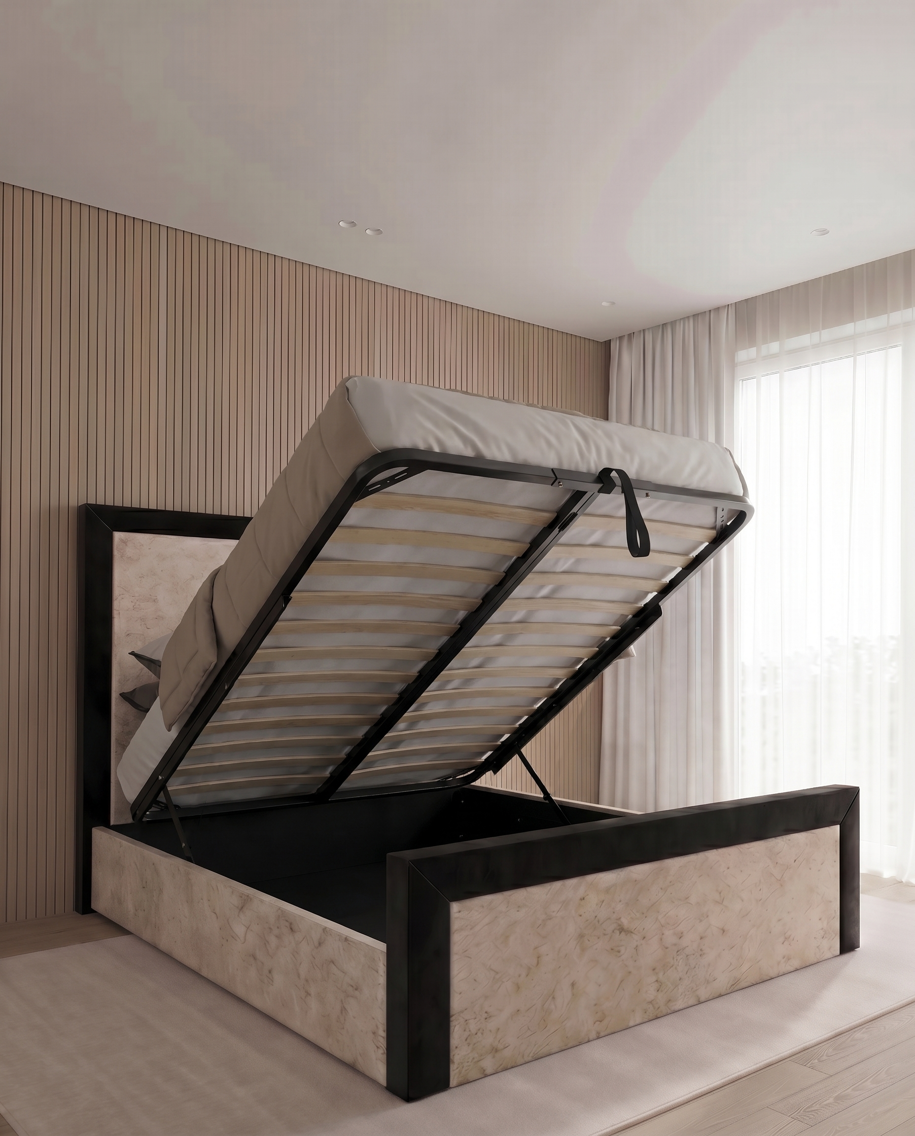 Nicodemus Upholstered Bed - Nicodemus