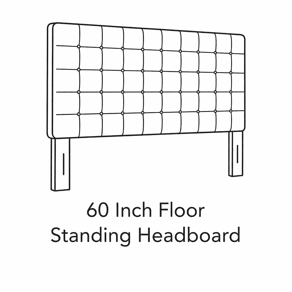 60 Inch Floor Standing Headboard