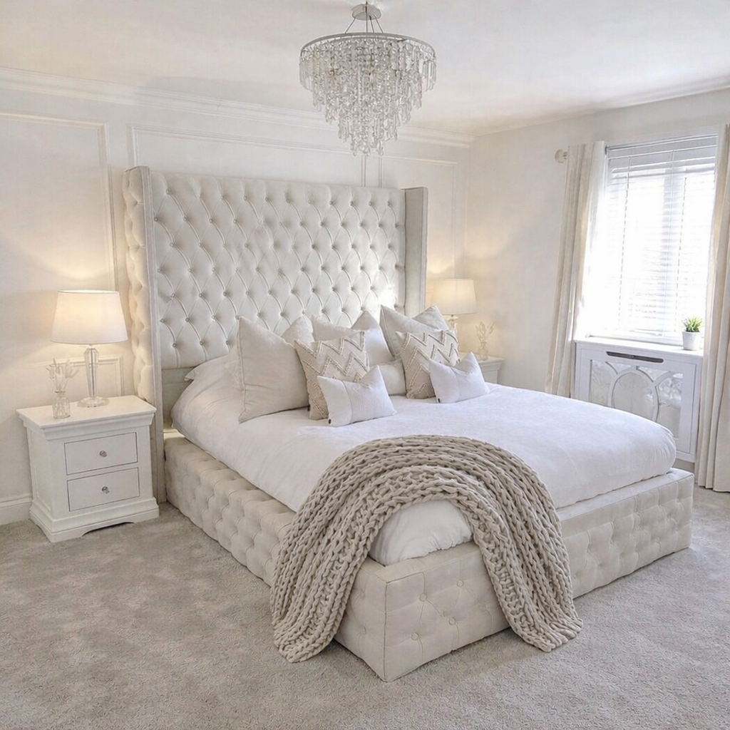 Andre Presidential Winged Chesterfield Bed