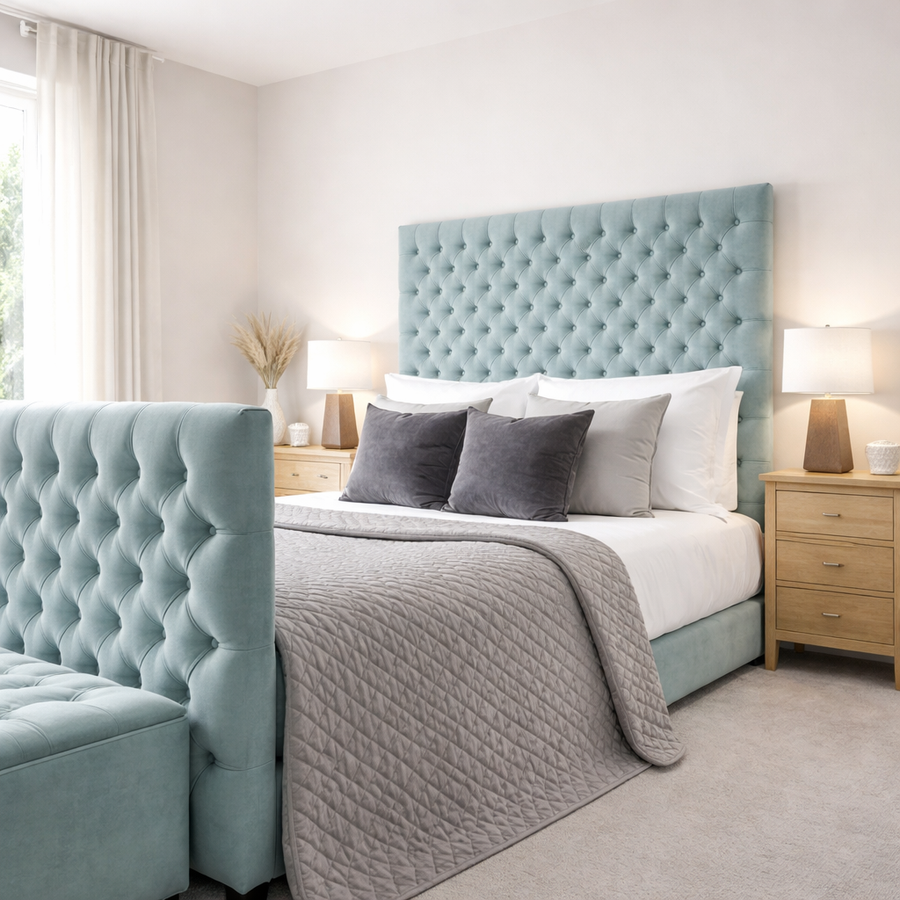 Bernett Grand Chesterfield Upholstered Bed