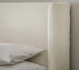 Bradley Bouclé Wingback Upholstered Bed