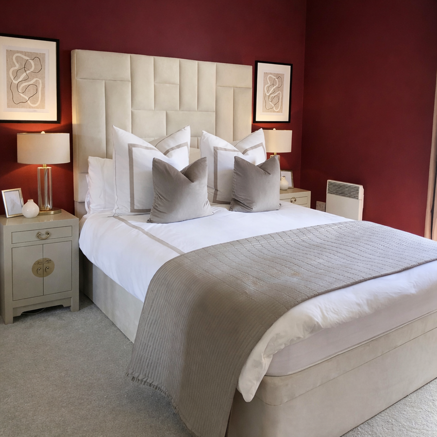 Ezra Labrinth Upholstered Bed