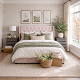 Rhianna Azalea Wingback Upholstered Bed