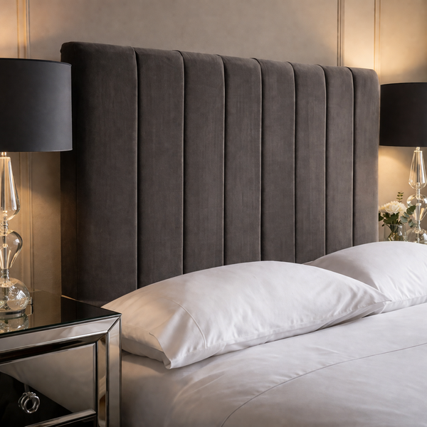 Bernett Vertical Lined Small Headboard