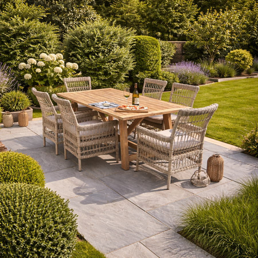 Avignon Collection Outdoor Large Dining Table