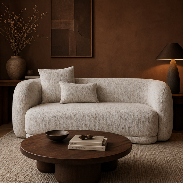 Bradley 2 Seater Sofa with Cushions Upholstered Fabric Sofa