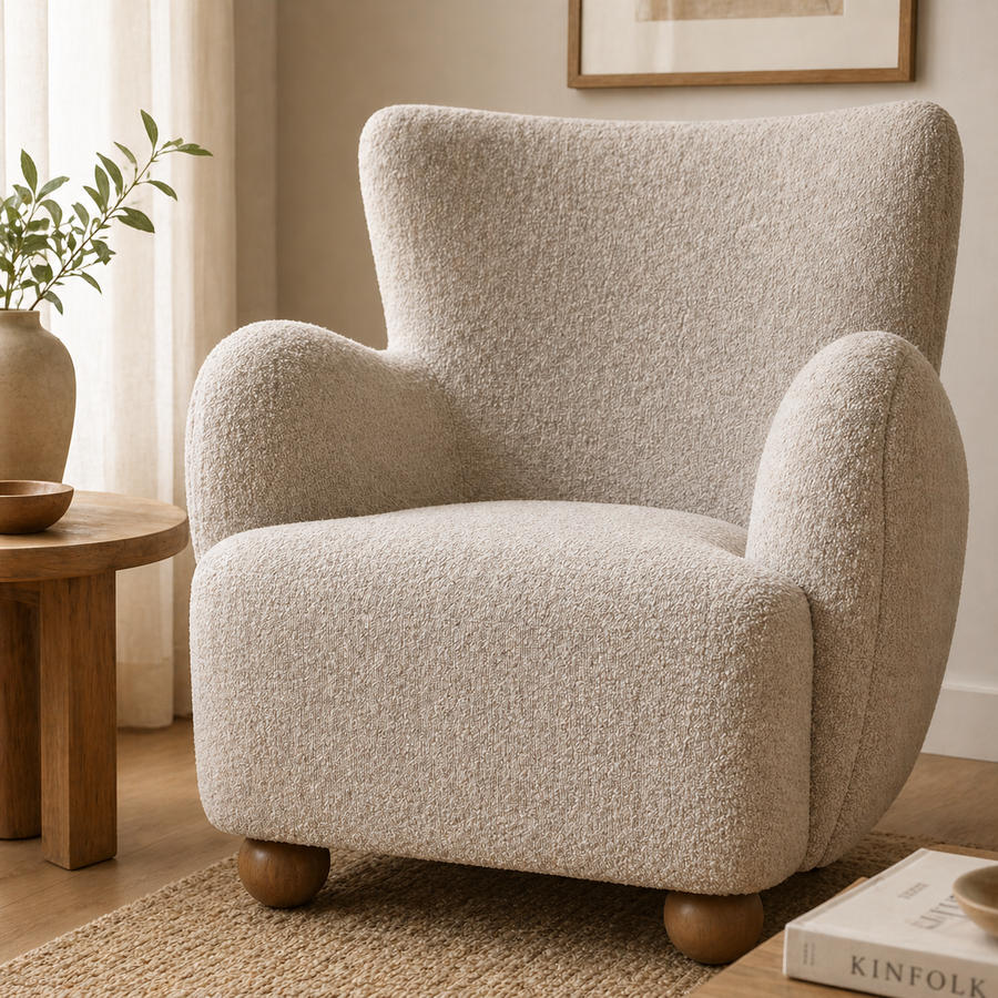 Rhianna Large Upholstered Armchair Accent Chair