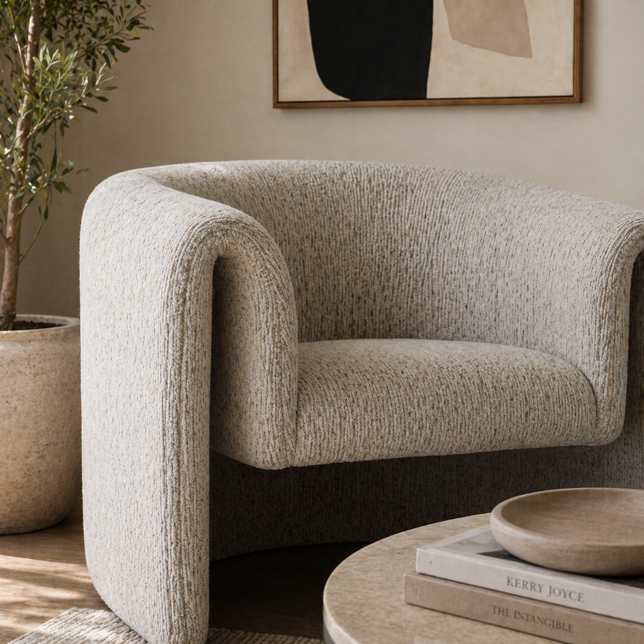 Nehemiah Upholstered Armchair Accent Chair