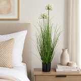 Artificial Faux White Agapanthus Plant Pot | Tall UK