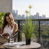 Artificial Faux White Agapanthus Plant Pot | Tall UK