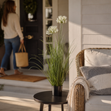 Artificial Faux White Agapanthus Plant Pot | Tall UK