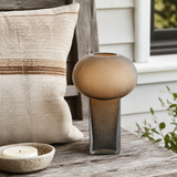 Opaque Glass Joyce Large Brown Vase | Statement Decor UK