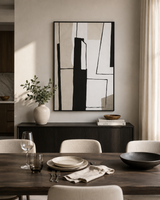 Canvas Framed London Monochrome Abstract Wall Art | Living Room UK