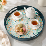 Melamine Terrazzo Pauline Round Serving Tray | Kitchen & Dining UK