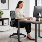 Breathable Mesh Andre Black Home Office Chair | Lumbar Support UK