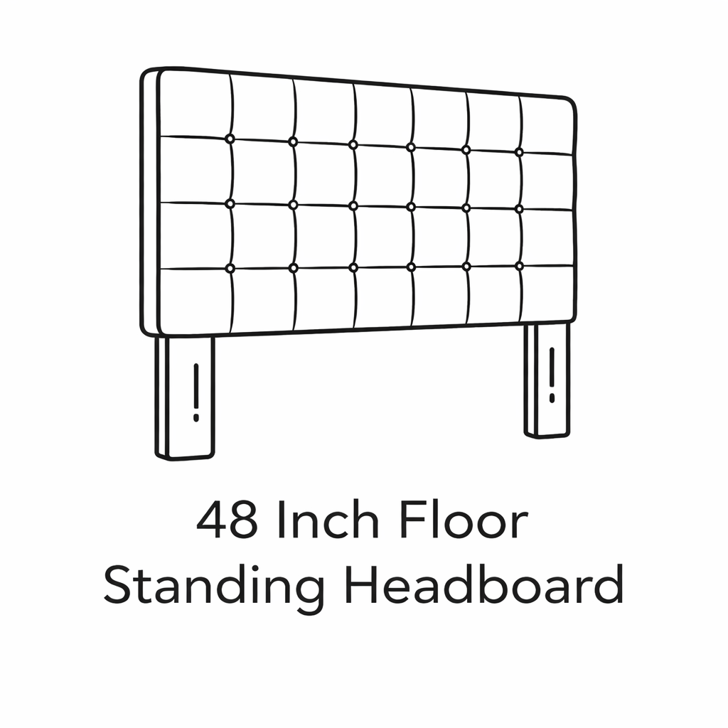 48 Inch Floor Standing Headboard