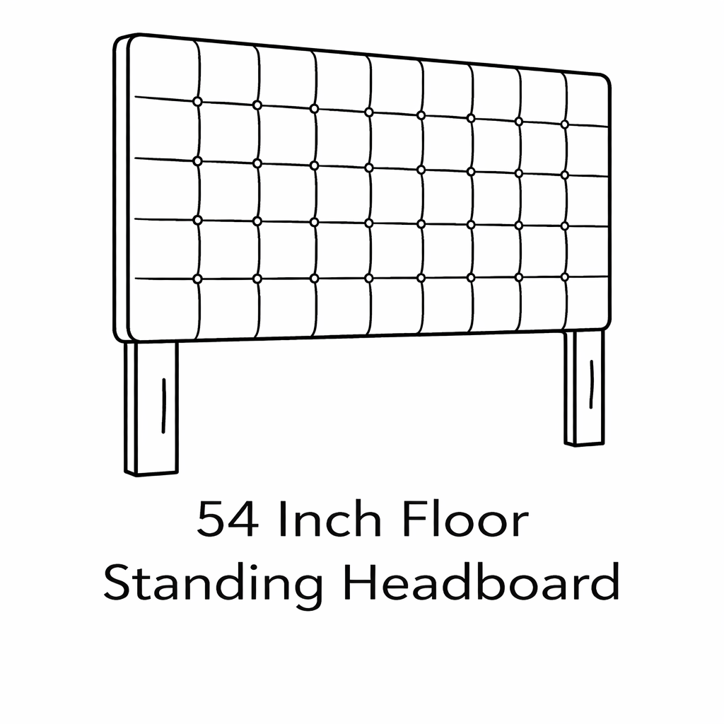 54 Inch Floor Standing Headboard