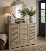 Daphine Collection 2 Door 4 Drawer Large Dresser Base