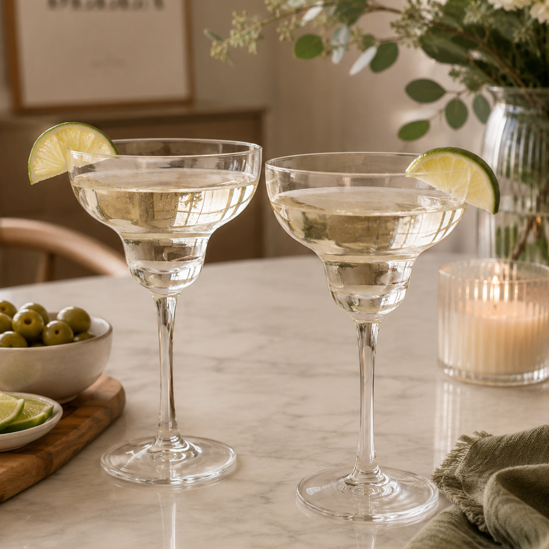 Jacob Set Of 2 Margarita Glasses