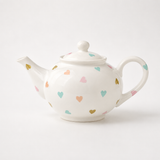 Isaac Confetti Teapot with Hearts Design