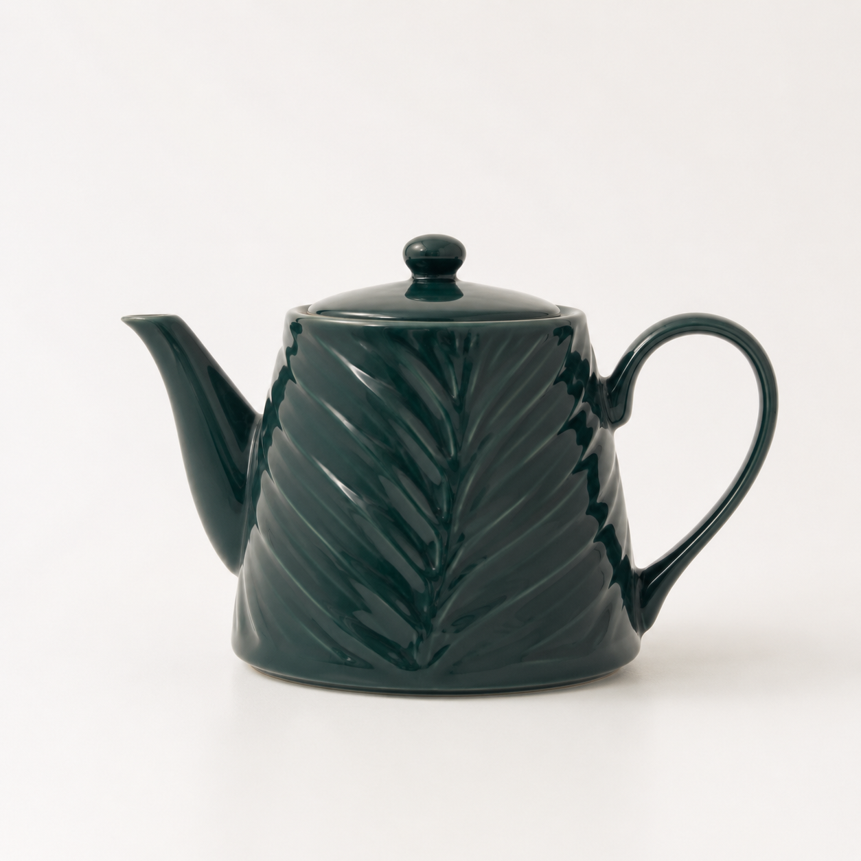 Isaac Dark Green Teapot