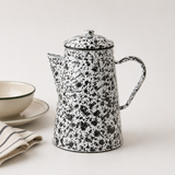 Isaac Black And White Patterned Teapot
