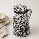 Isaac Black And White Patterned Teapot