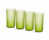 Eve Set Of Four Green Highball Glasses