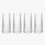 Bradley Set of Four Ribbed Hi Ball Glasses