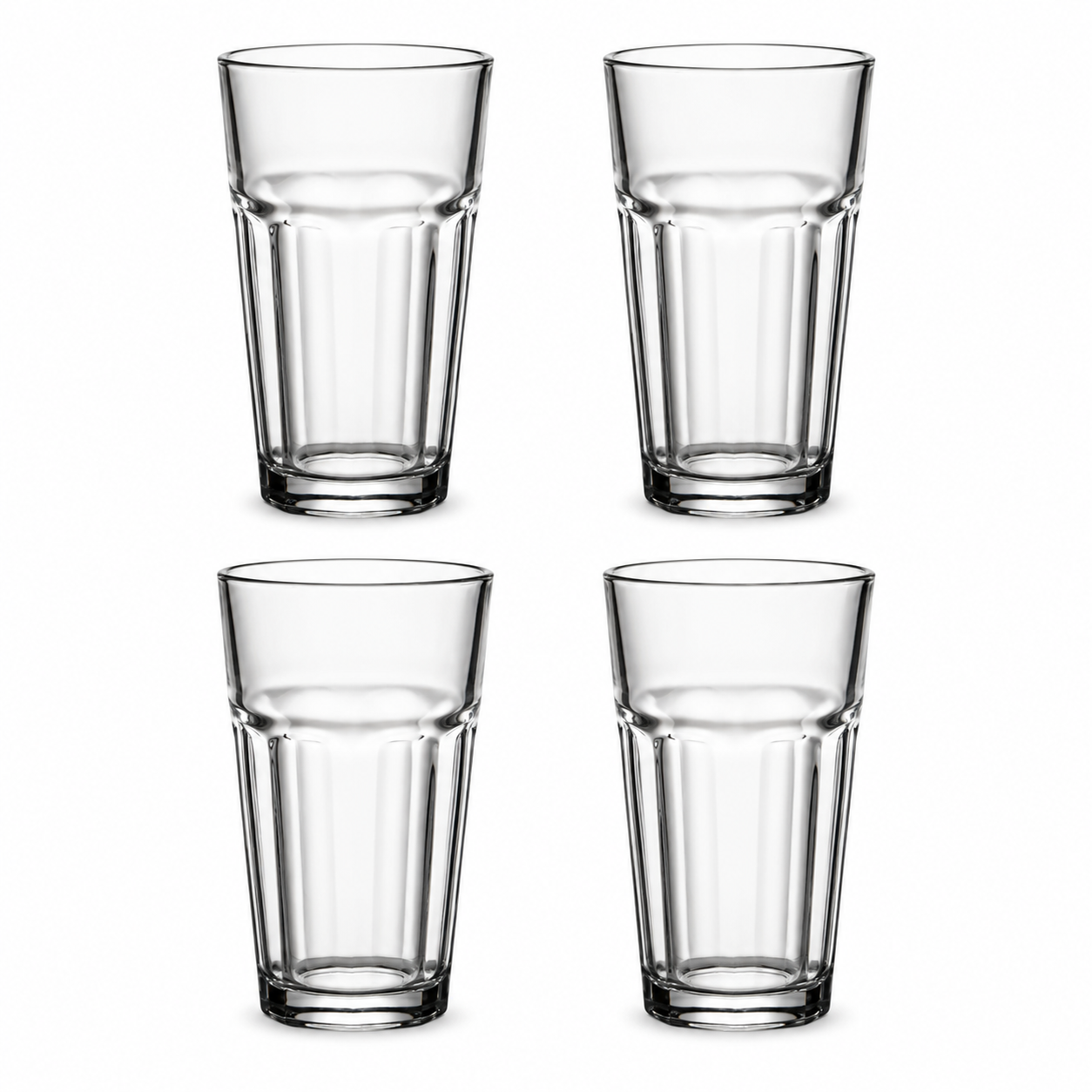 Miami Set of Four Hi Ball Glasses 500ml