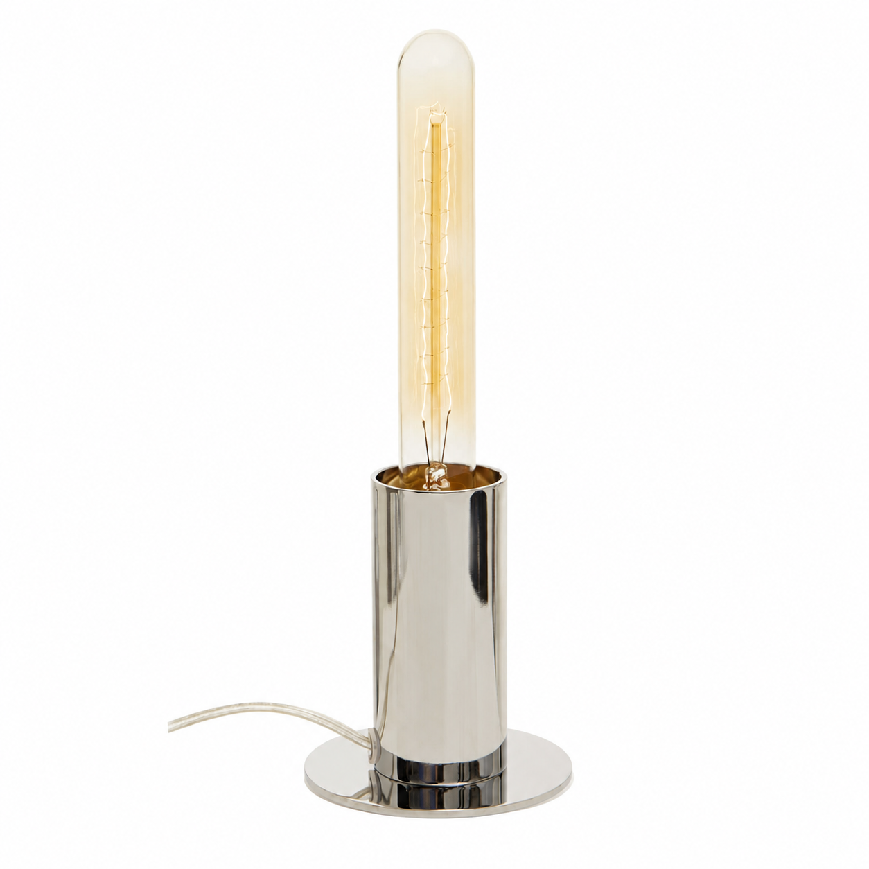 Bradley Chrome Finish Table Lamp