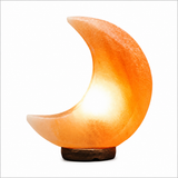 Eva Crescent Moon Pink Natural Salt Lamp