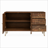 Jaasiel Sideboard with 2 Doors and 3 Drawers