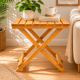Nehemiah Natural Finish Folding Table