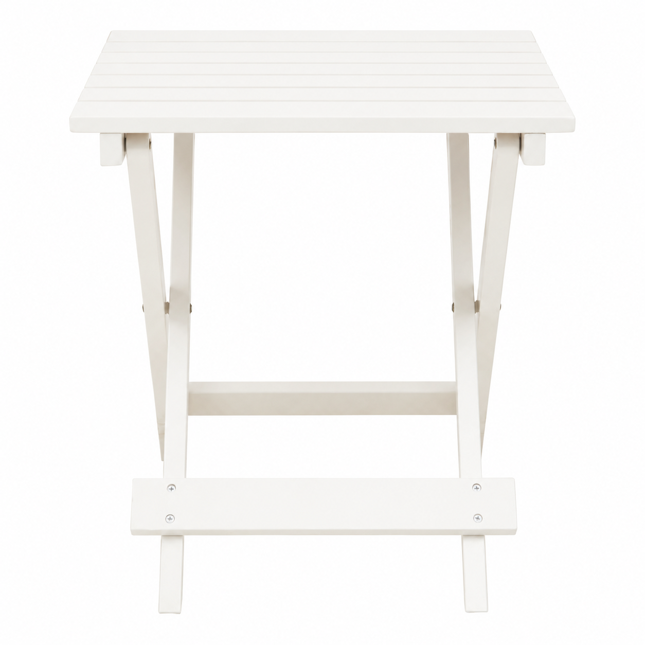 Nehemiah Portable White Folding Table