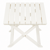 Nehemiah Portable White Folding Table