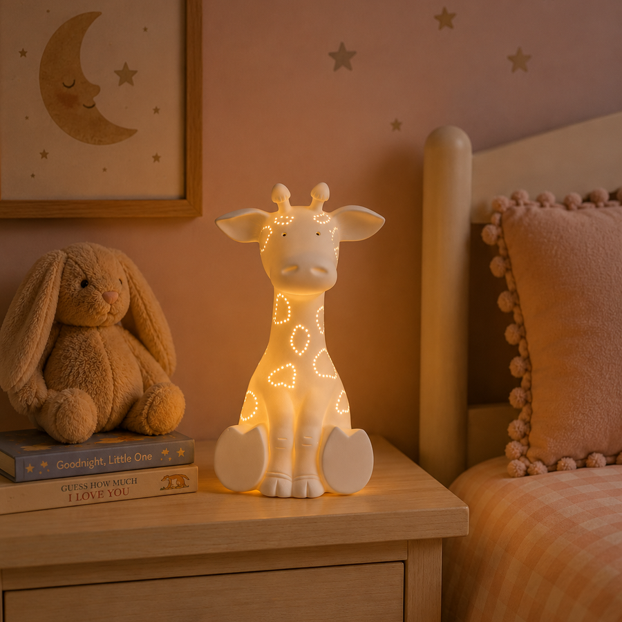 Eva Kids Giraffe Ceramic Night Light