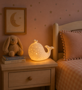 Eva Kids Whale Ceramic Night Light