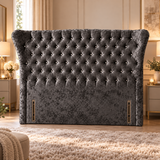 Salome Winged Butterfly Chesterfield Headboard