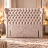 Salome Winged Butterfly Chesterfield Headboard
