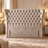 Salome Winged Butterfly Chesterfield Headboard