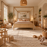 Solid Pine Four Poster Bed Frame in Natural, Double, King or Super King