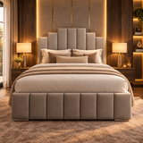 Gideon Trending 2027 Art Deco Channelled Bed
