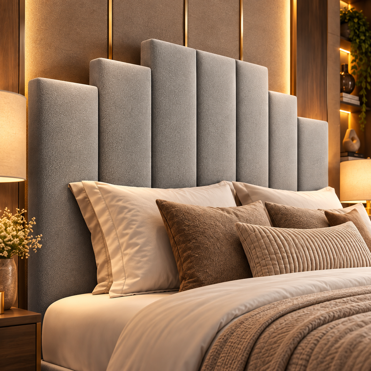 Gideon Trending 2027 Art Deco Channelled Bed