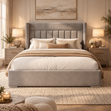 Boaz Trending 2027 Channelled Wingback Bed