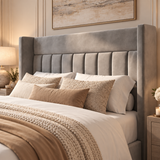 Boaz Trending 2027 Channelled Wingback Bed