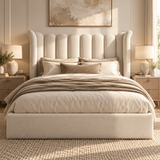 Tobias Trending 2027 Art Deco Wingback Bed